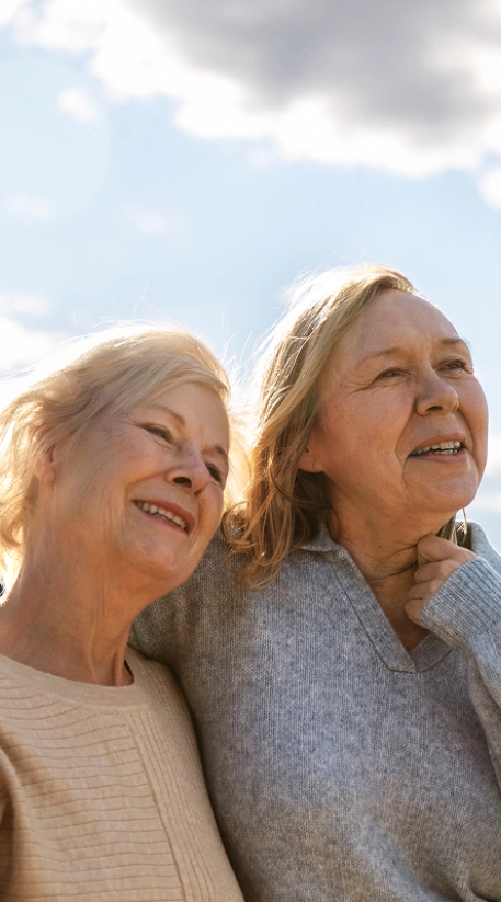 Twee vrouwen die hun erfrecht goed hebben geregeld